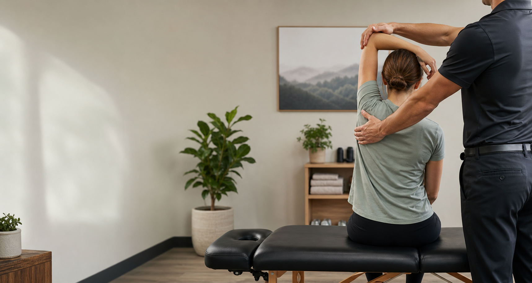 Clinic mobility assessment for the Mesa Verde Chiropractic demo.